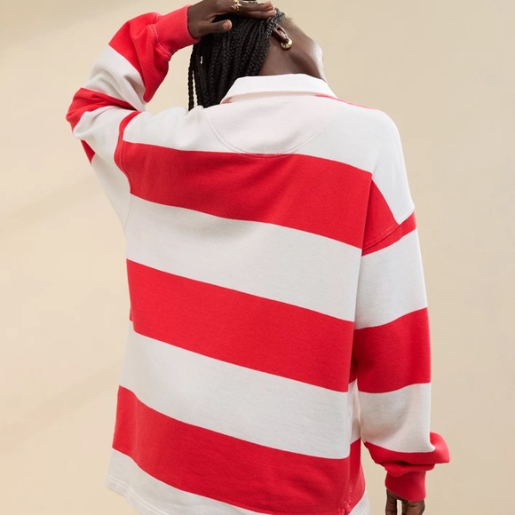 Aerie Prep Rally Rugby Sweatshirt - Picture 5 of 7